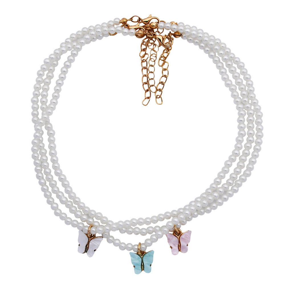 Opal Bow Knot Pearl Necklace – ShreeBliss