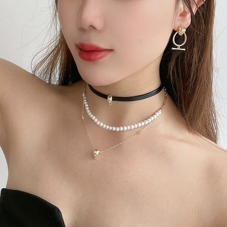 Punk Zircon Skull Y-Shaped Necklace – ShreeBliss