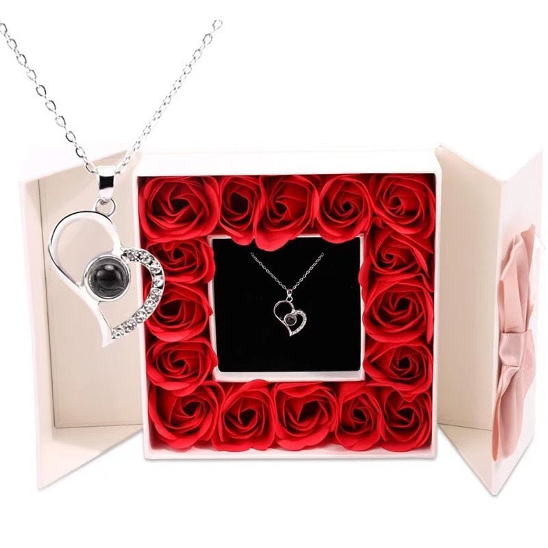 100 Languages "I Love You" Projection Necklace – ShreeBliss