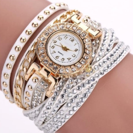 Fashion Ladies Twist Braided Quartz Watch - ShreeBliss