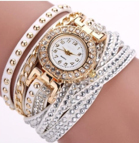 Fashion Ladies Twist Braided Quartz Watch - ShreeBliss