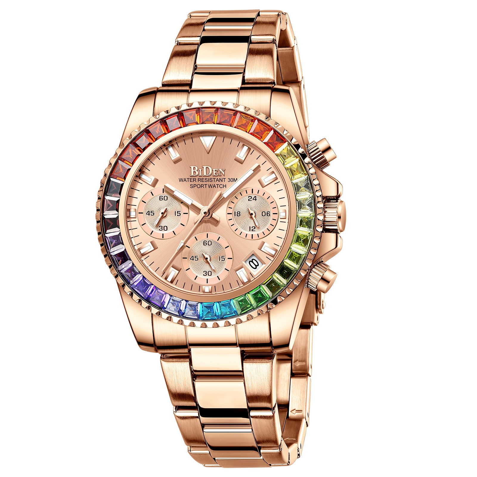Fashion Steel Band Business Ladies Diamond Watch - ShreeBliss
