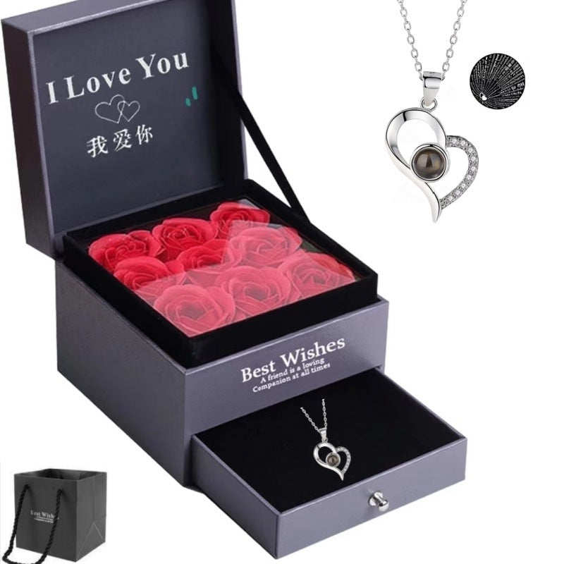 100 Languages "I Love You" Projection Necklace – ShreeBliss