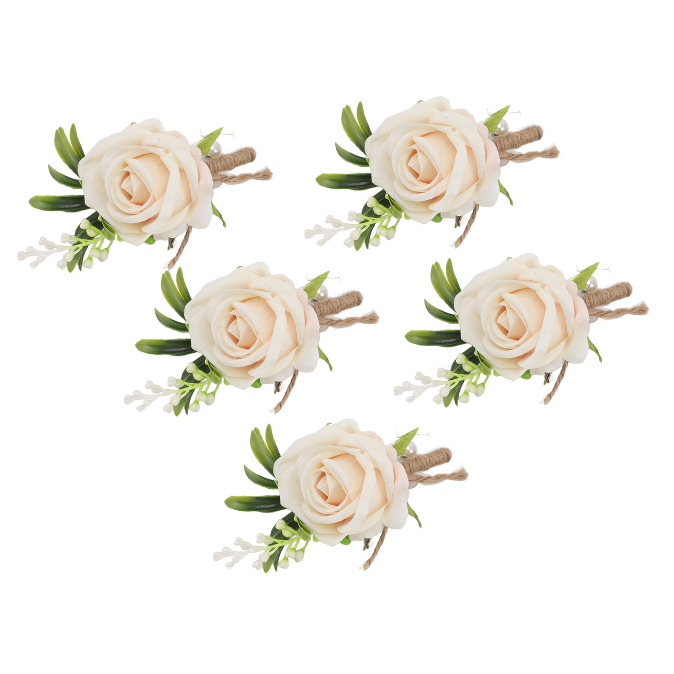 5PCS Wedding Boutonniere Corsage – ShreeBliss