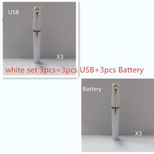 Mini Electric Eyebrow Trimmer & Hair Remover with LED Light - ShreeBliss