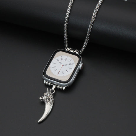 Watch Necklace with Feather Strap - ShreeBliss