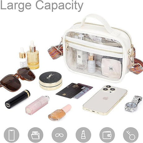 Clear Crossbody Purse for Women - ShreeBliss
