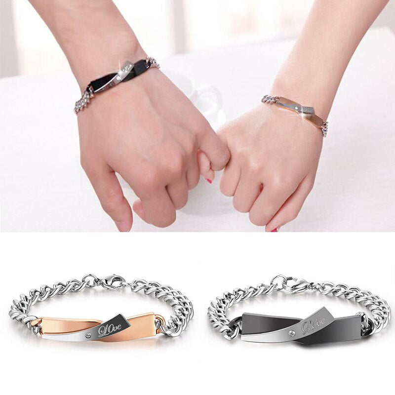 Couple Cross-Design Bracelet – ShreeBliss