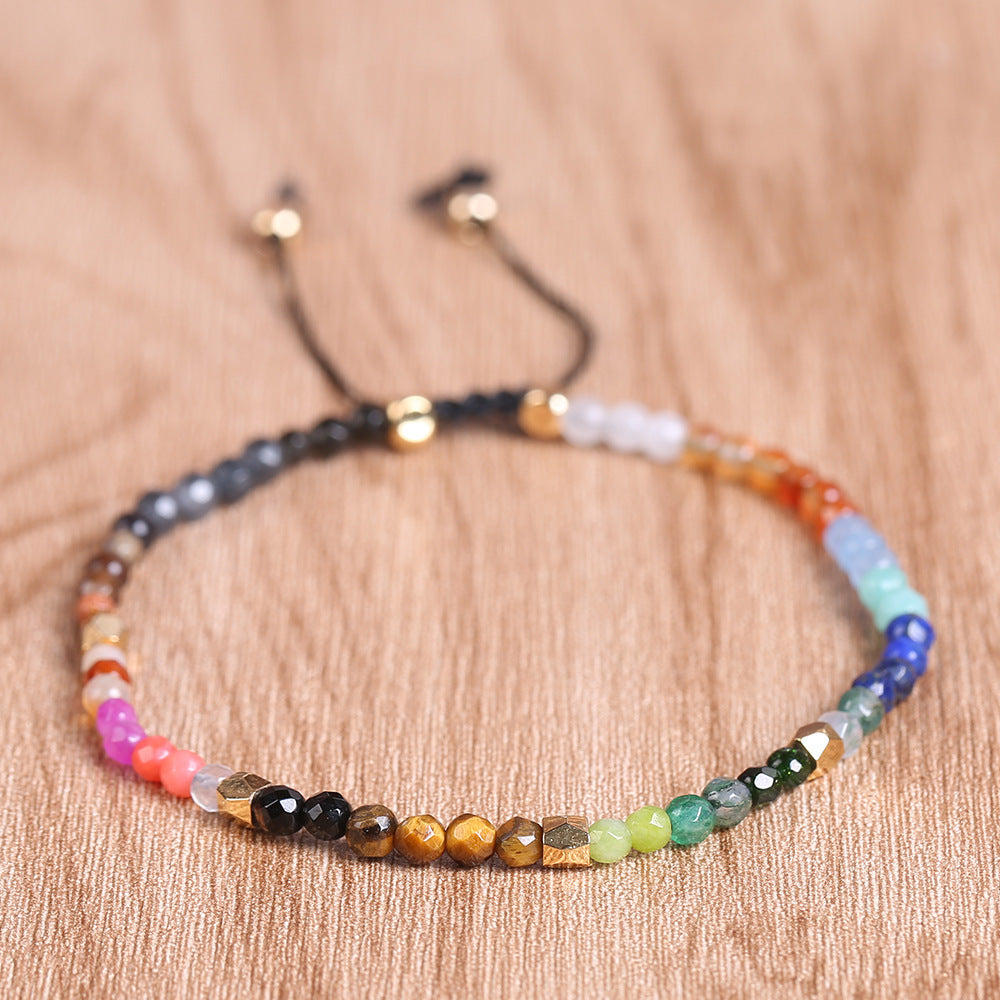 12 Constellations Seven Chakras Colored Stone Bracelet – ShreeBliss