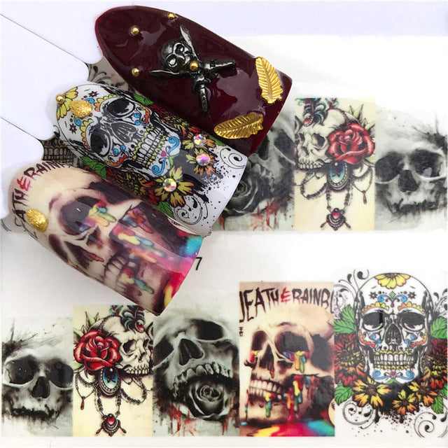 Flower Nail Stickers - ShreeBliss