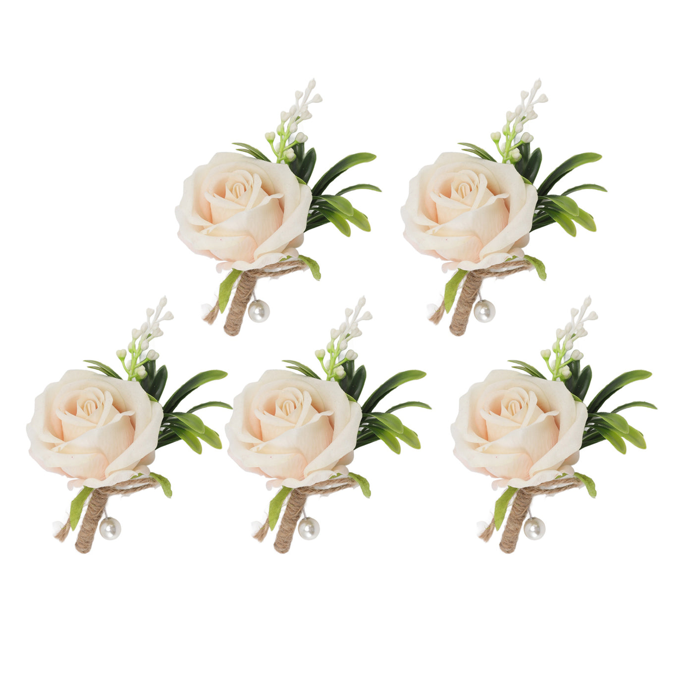 5PCS Wedding Boutonniere Corsage – ShreeBliss