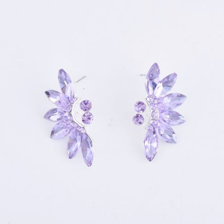 Alloy Crystal Flower Bridal Hairpiece – ShreeBliss