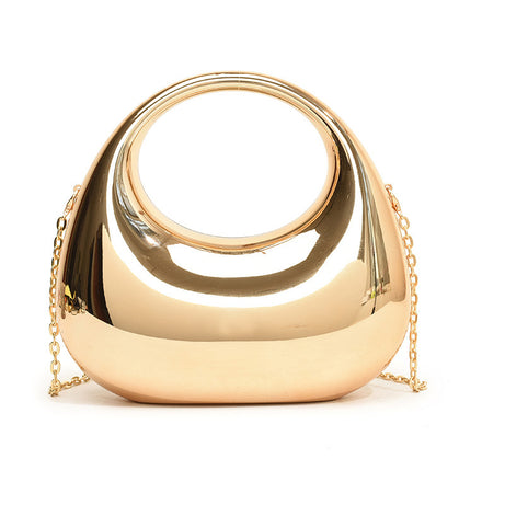 Acrylic Gold Chain Shoulder Bag – ShreeBliss