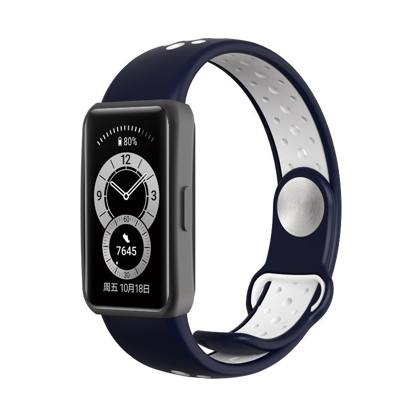 Two-Color Smart Silicone Sports Strap - ShreeBliss