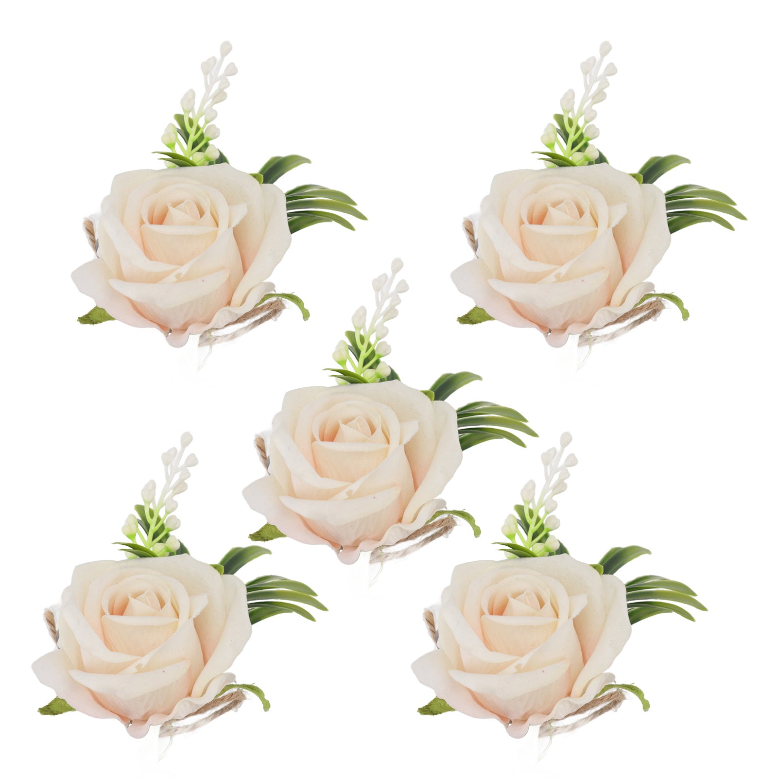 5PCS Wedding Boutonniere Corsage – ShreeBliss