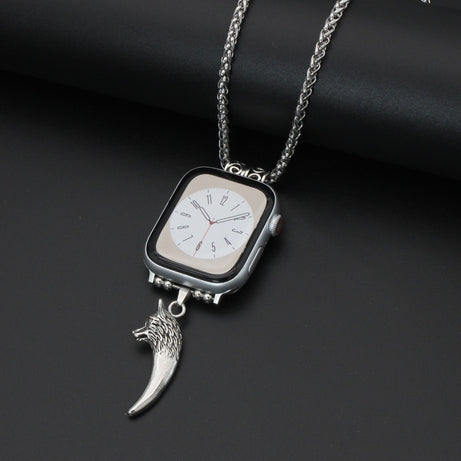 Watch Necklace with Feather Strap - ShreeBliss