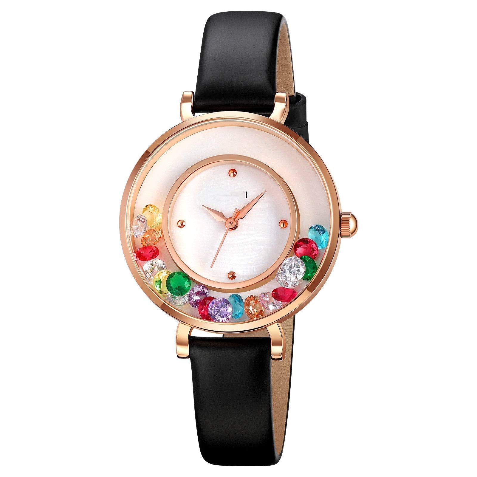 Elegant Gemstone Ball Women’s Watch - ShreeBliss