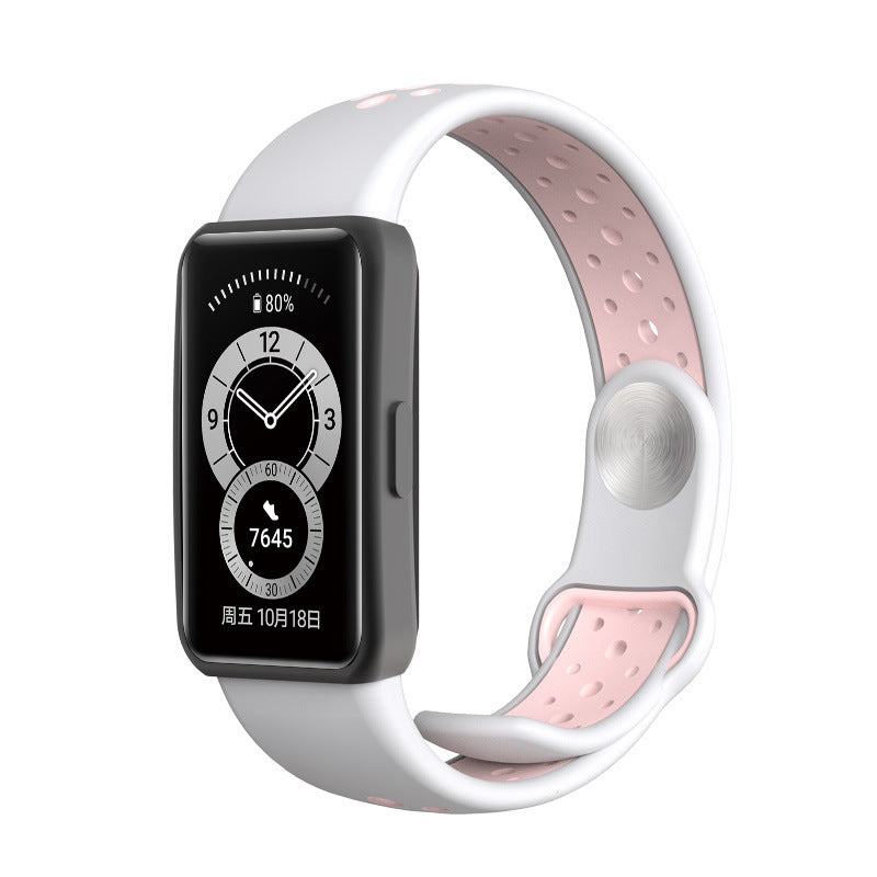 Two-Color Smart Silicone Sports Strap - ShreeBliss