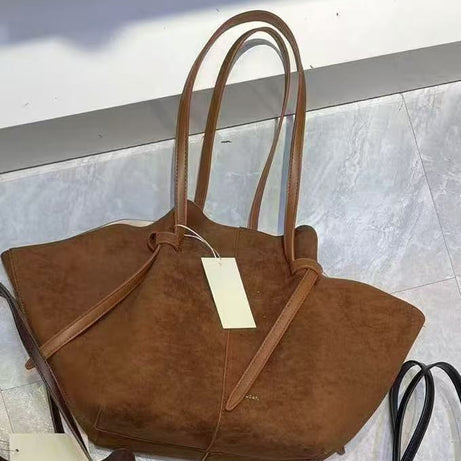 Women's Suede Frosted Tote Bag – ShreeBliss