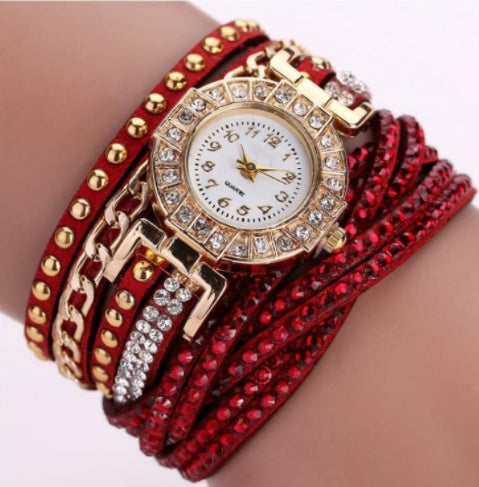 Fashion Ladies Twist Braided Quartz Watch - ShreeBliss