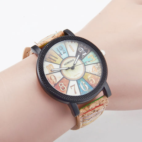 Casual Vintage Leather Women’s Quartz Wrist Watch - Classic Gift Clock - ShreeBliss