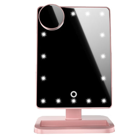 Touch Screen Makeup Mirror with Bluetooth Speaker & 10X Magnification - ShreeBliss