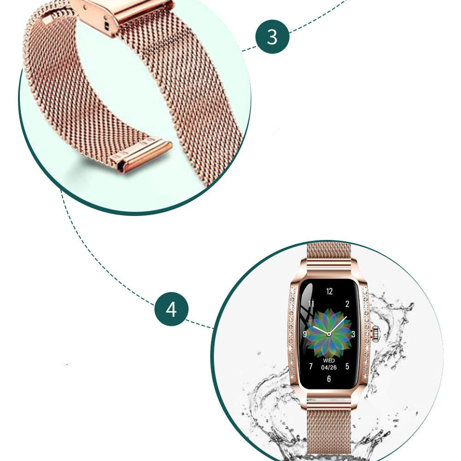 Heart Rate & BP Monitoring Music Watch - ShreeBliss