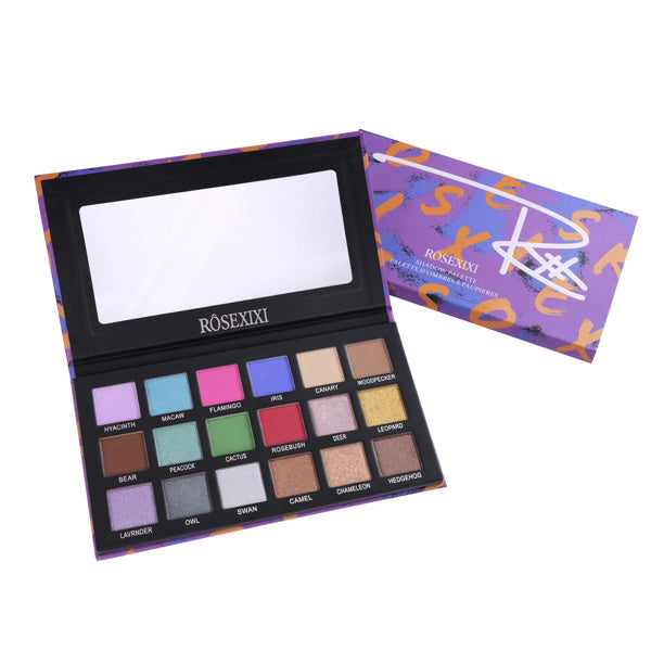 18-Color Eyeshadow Palette - ShreeBliss