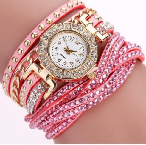 Fashion Ladies Twist Braided Quartz Watch - ShreeBliss