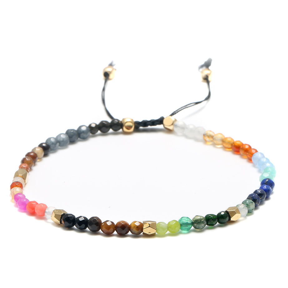 12 Constellations Seven Chakras Colored Stone Bracelet – ShreeBliss