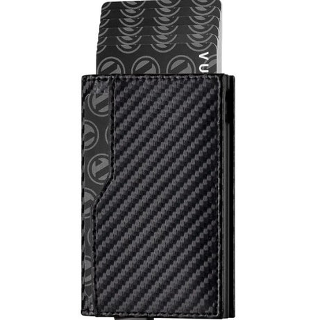 RFID Blocking Leather Credit Card Case with Double ID Window - ShreeBliss