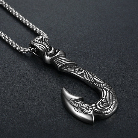 Vintage Ocean Romance Fish Hook Pendant – ShreeBliss