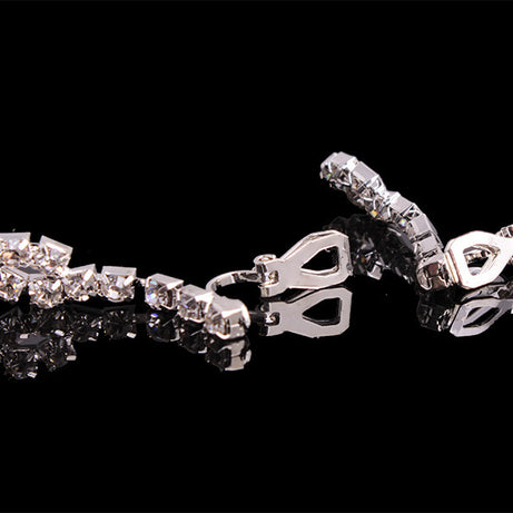 4-Piece Rhinestone Jewelry Set – ShreeBliss