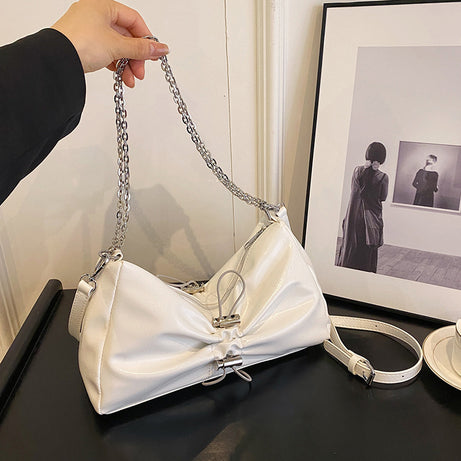 High-Grade Silver Underarm Bag – ShreeBliss