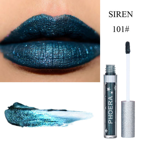 Candy Color Lip Gloss Waterproof Glitter Lipstick - ShreeBliss