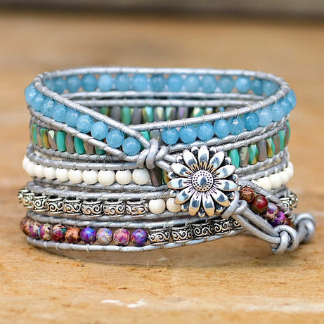 European & American Stone Beads Hand-Woven Watch - ShreeBliss