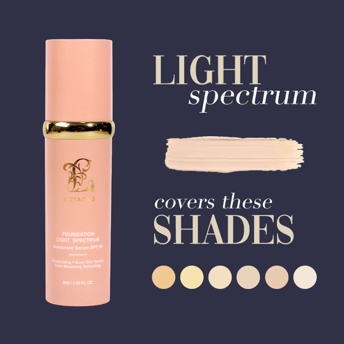 BOTAGUS 4-in-1 Foundation with SPF 50 - Flawless Coverage & Sun Protection - ShreeBliss