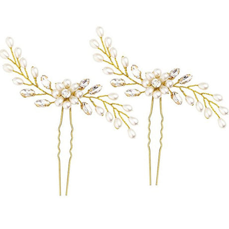 Korean Handmade Pearl Crystal Hairpin – ShreeBliss