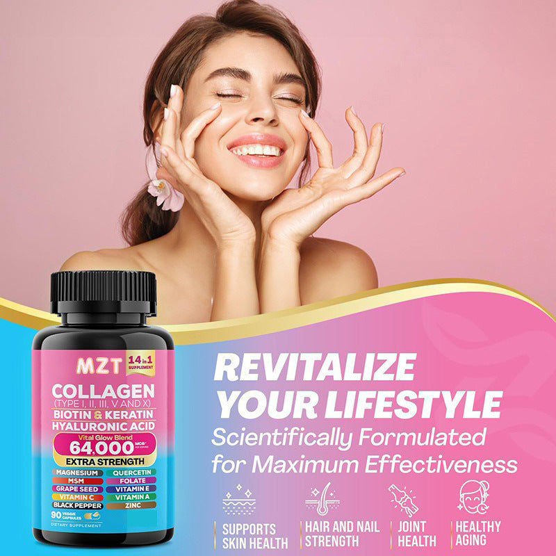 Collagen Capsules - Skin & Beauty Supplements - ShreeBliss