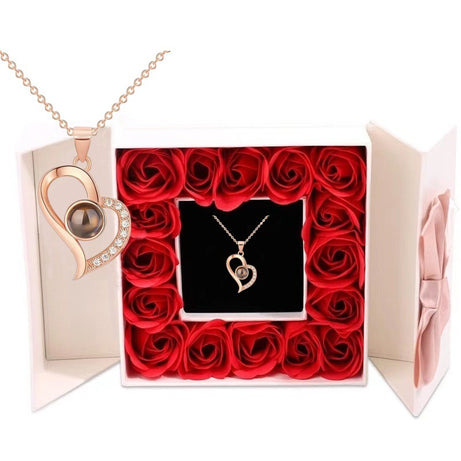 100 Languages "I Love You" Projection Necklace – ShreeBliss