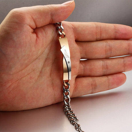 Couple Cross-Design Bracelet – ShreeBliss