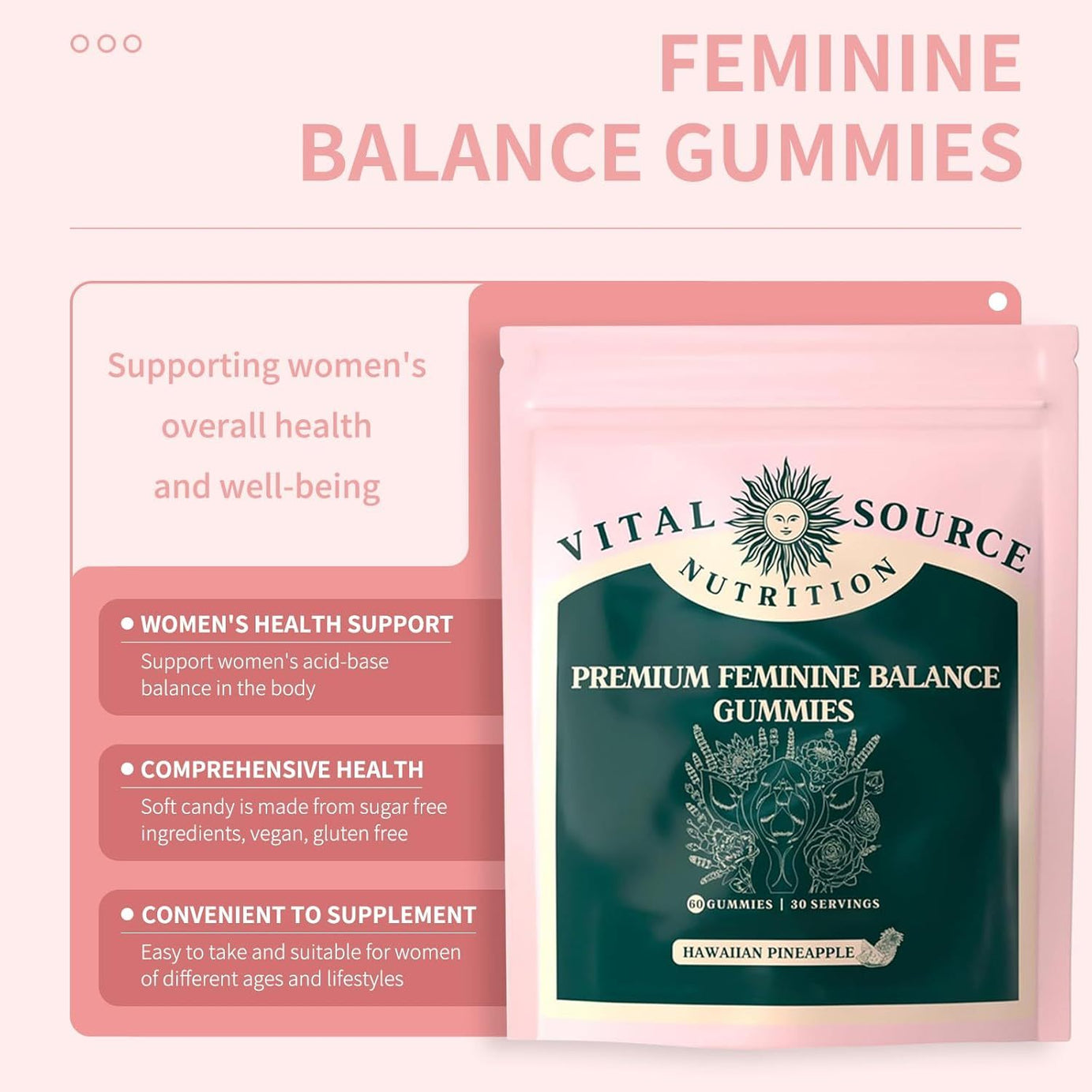 Premium Feminine Balance Gummies - ShreeBliss