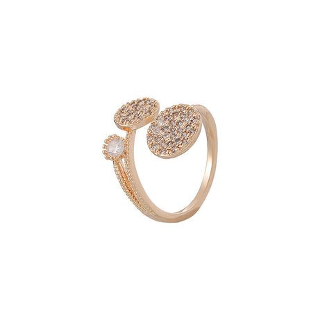 Fashion Alloy Round Diamond Ring For Women – ShreeBliss