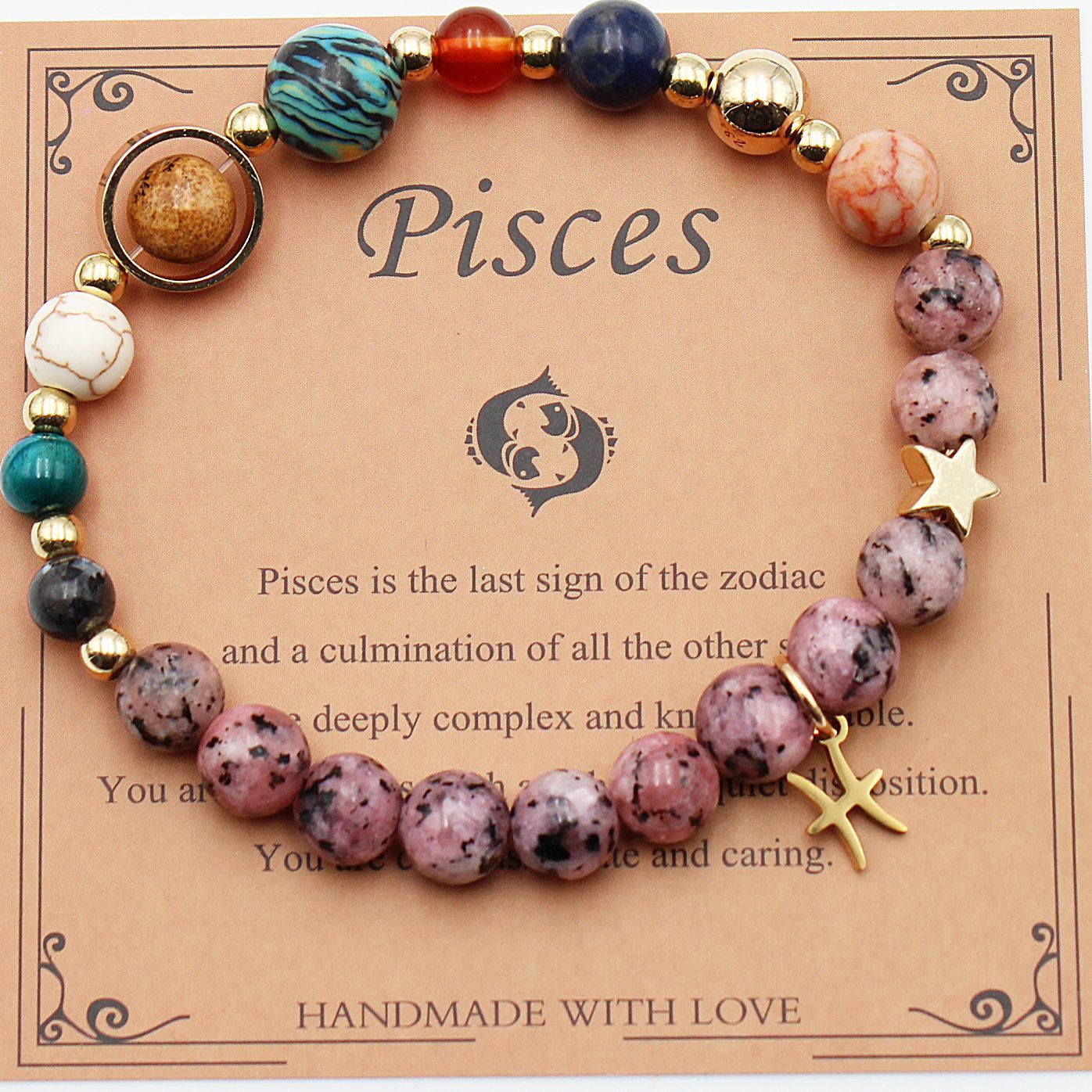 Eight Planets 12 Constellation Bracelet Natural Stone – ShreeBliss
