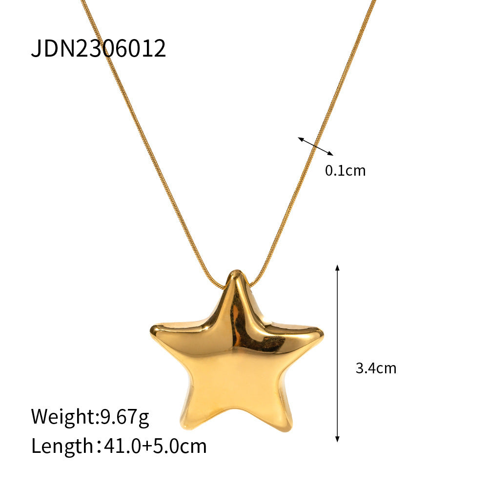 18K Gold-Plated Star Necklace – ShreeBliss