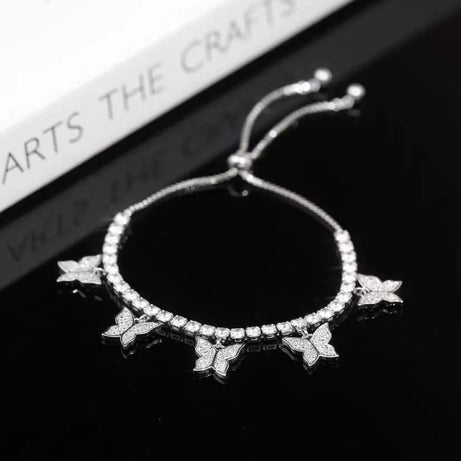 Multi Butterfly Light Luxury Zircon Bracelet – ShreeBliss