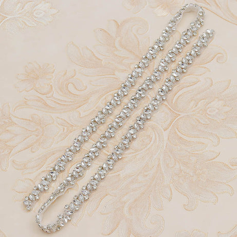 Rhinestone Applique Wedding Waist Jewelry – ShreeBliss