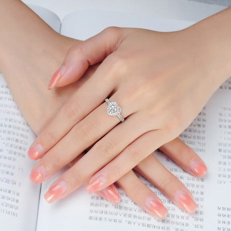 Inlaid Zirconium Women's Heart Shape Ring – ShreeBliss