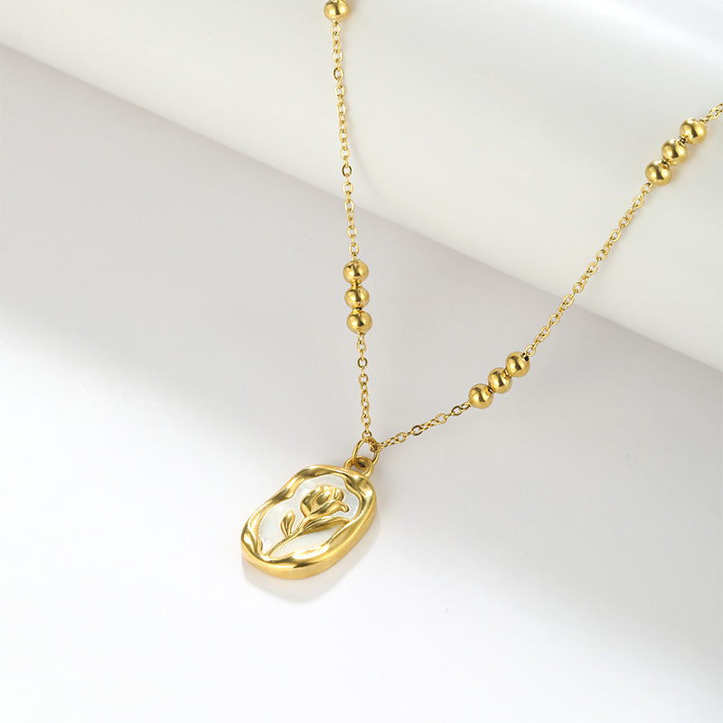 Simple Two-Color Electroplating Necklace – ShreeBliss