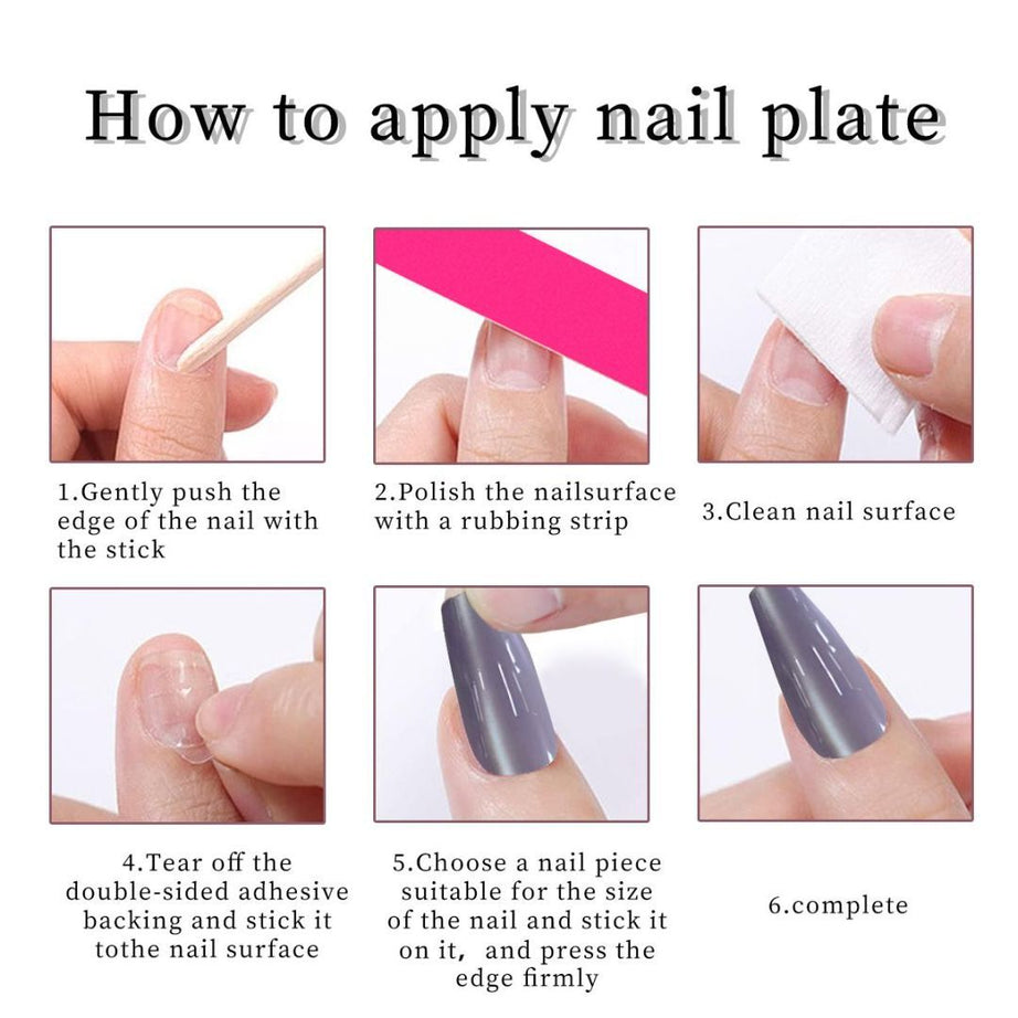 Brownish-Gray Diamond-set Nails - ShreeBliss